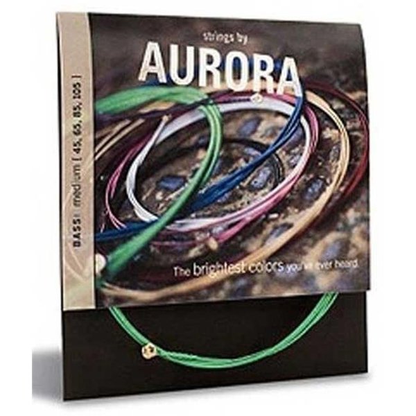 Aurora Aurora NITRO.ORG.45-105 Standard 45-105 Gauge Bass Guitar Strings; Nitro Orange NITRO.ORG.45-105